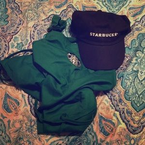 Starbucks Apron & Hat